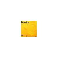 BETADINE ZALFGAAS 10X10CM 50ST