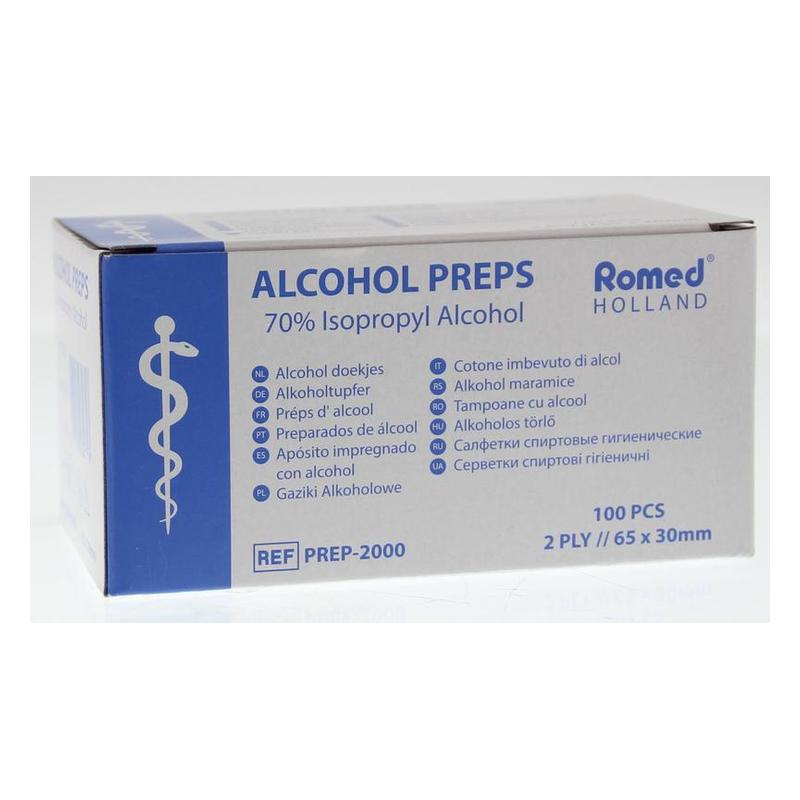 ROMED ALCOHOL DOEKJES 65X30MM 100ST