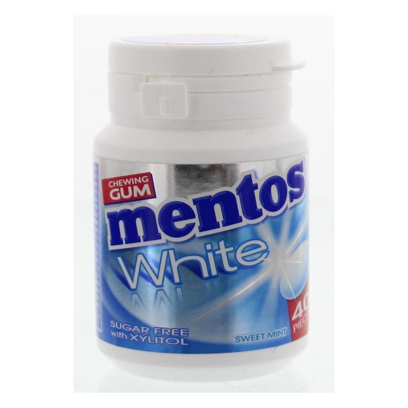 MENTOS GUM SWEET MINT WHITE 60GR