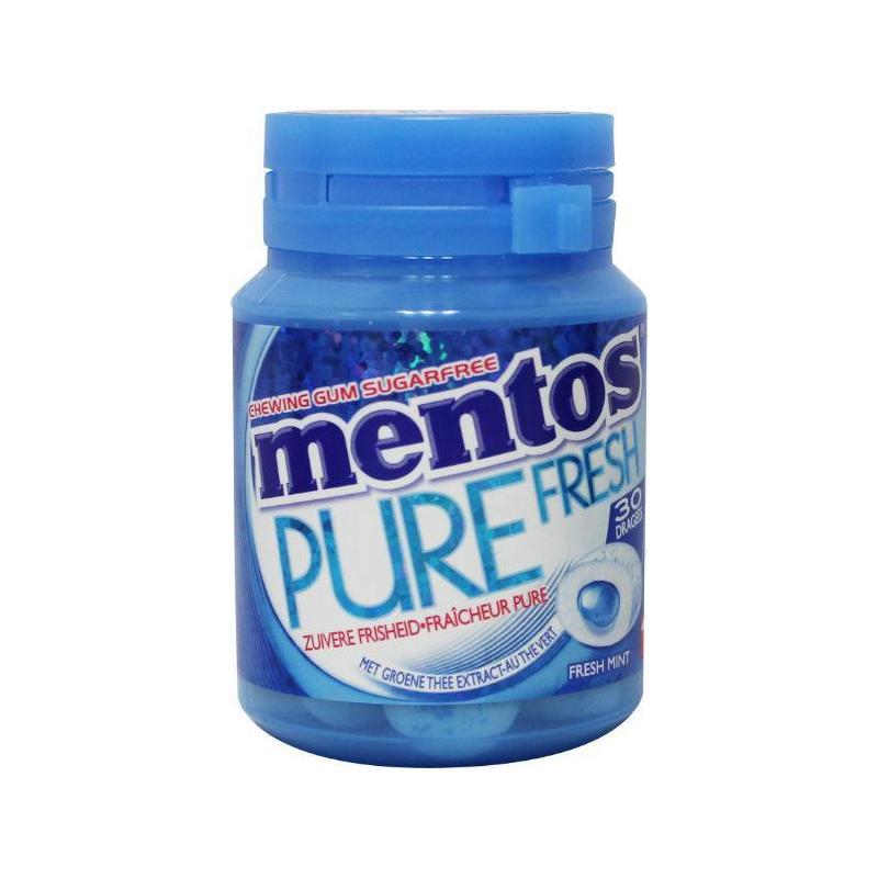 MENTOS GUM PURE FRESHMINT 60GR