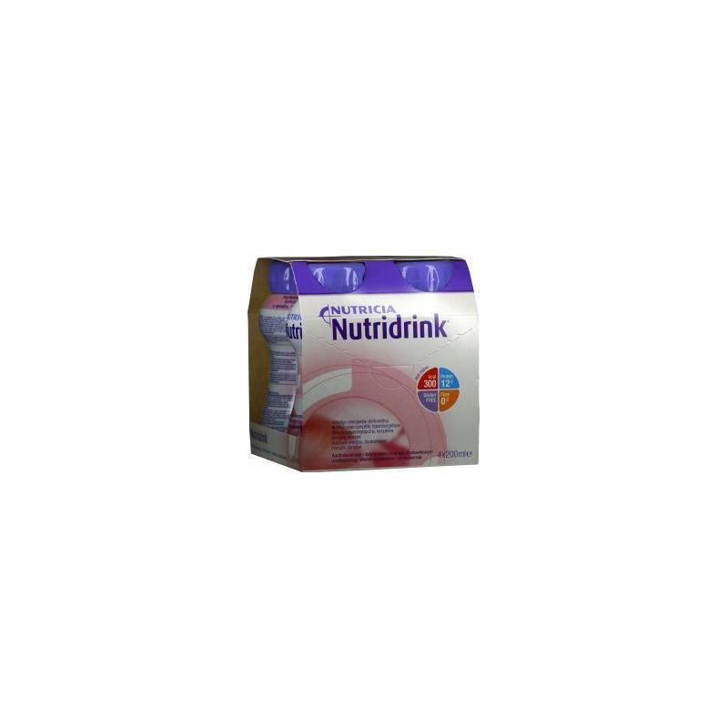 NUTRIDRINK AARDBEI 4P- 200ML
