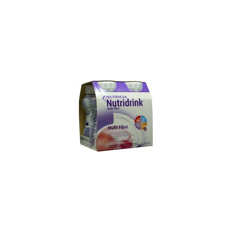 NUTRIDRINK MF AARDBEI 4P 800ML