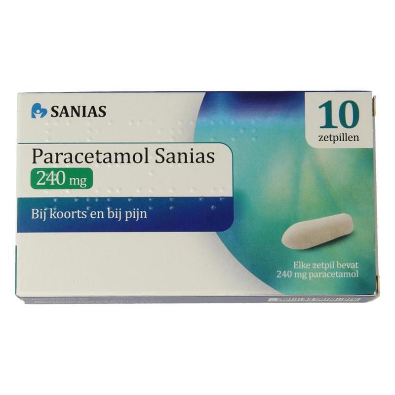 PARACETAMOL 240MG APOTEX AV 10ZP
